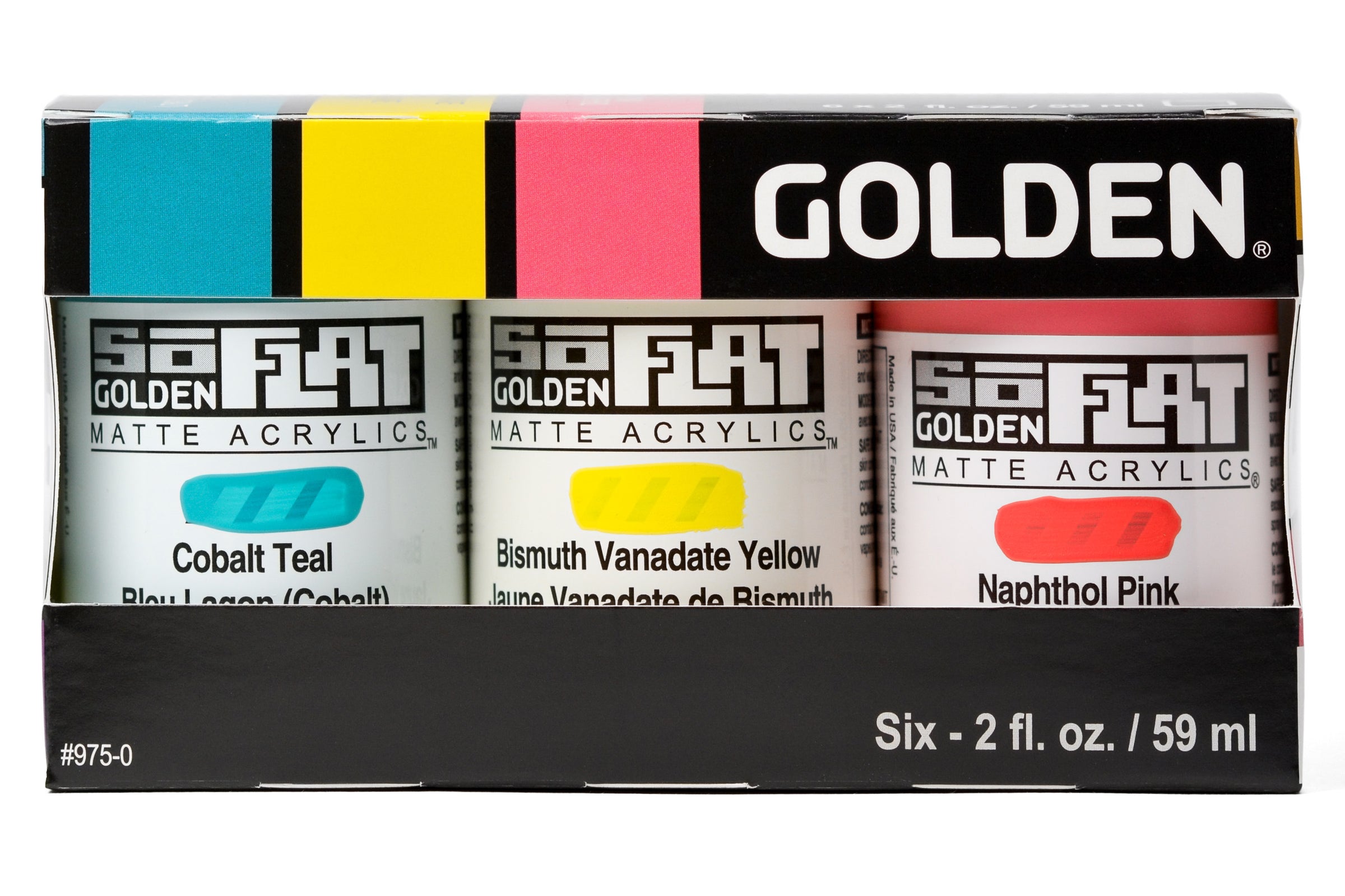 Golden SoFlat Matte Acrylic Colors - Meininger Art Supply
