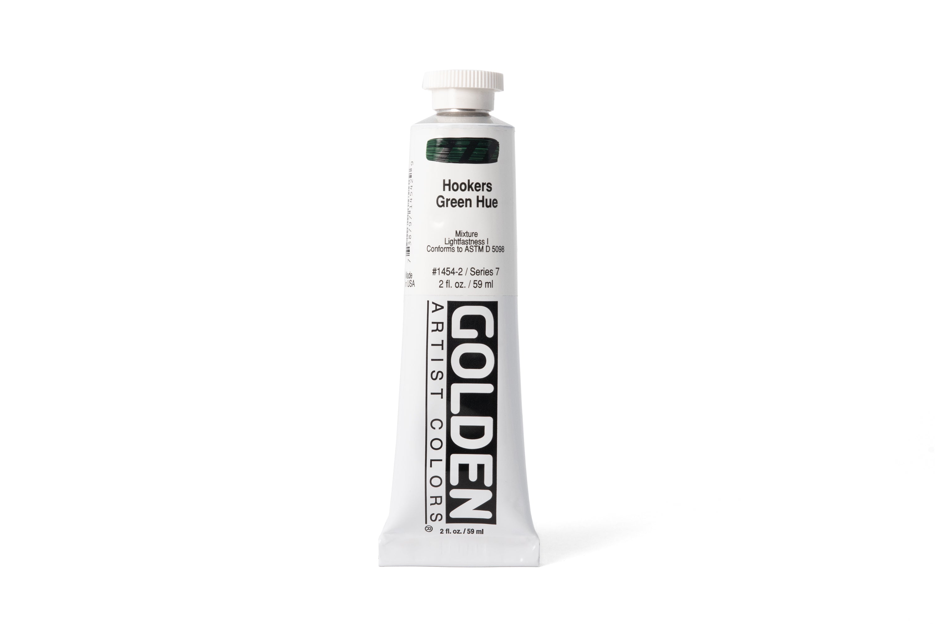 Golden Heavy Body Acrylics, Hookers Green Hue, 2 oz. Tube
