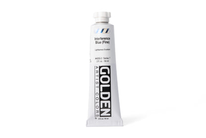 Golden Heavy Body Acrylics, Interference Blue (Fine), 2 oz. Tube