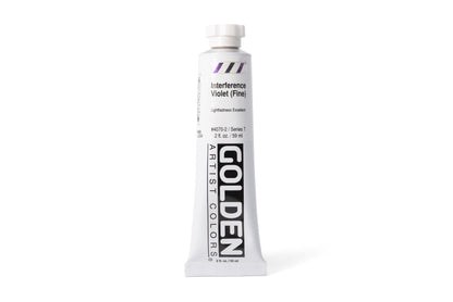 Golden Heavy Body Acrylics, Interference Violet (Fine), 2 oz. Tube