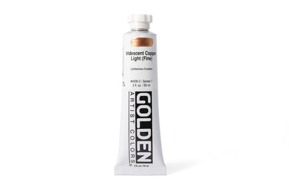 Golden Heavy Body Acrylics, Iridescent Copper Light (Fine), 2 oz. Tube