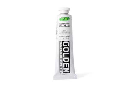 Golden Heavy Body Acrylics, Light Green Blue Shade, 2 oz. Tube