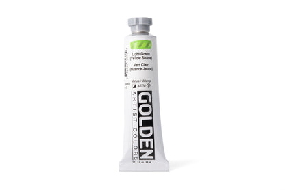 Golden Heavy Body Acrylics, Light Green Yellow Shade, 2 oz. Tube