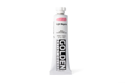 Golden Heavy Body Acrylics, Light Magenta, 2 oz. Tube