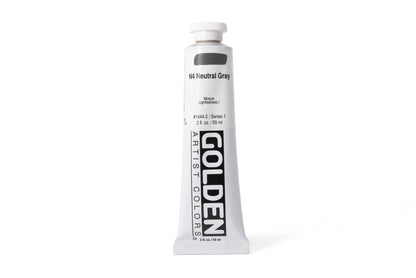 Golden Heavy Body Acrylics, Neutral Gray N4, 2 oz. Tube