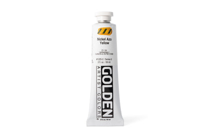 Golden Heavy Body Acrylics, Nickel Azo Yellow, 2 oz. Tube