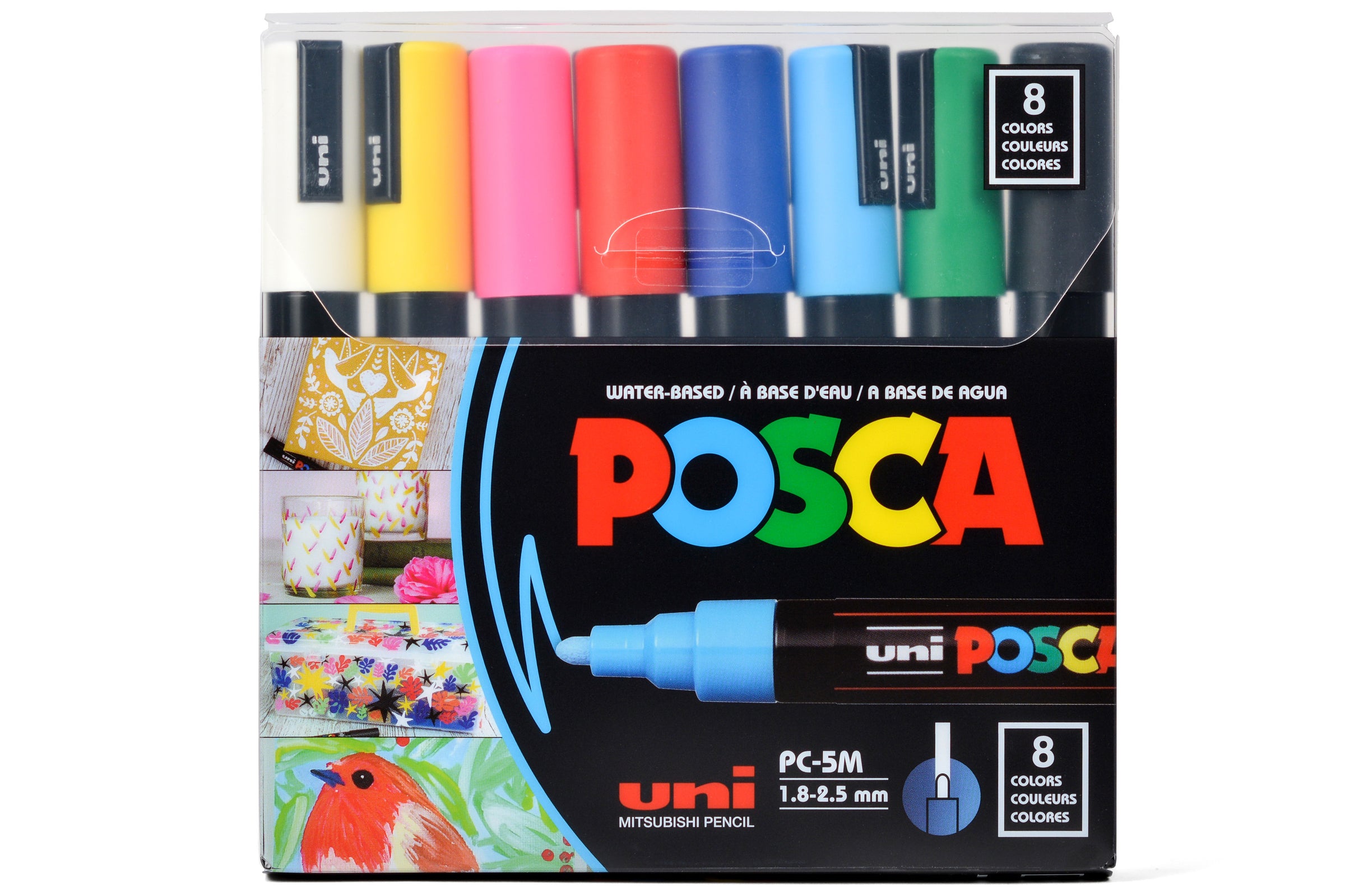 Uni POSCA Paint Markers, Cool Colors Set (PC-5M) – St. Louis Art