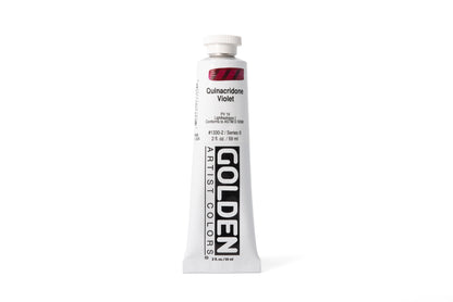 Golden Heavy Body Acrylics, Quinacridone Violet, 2 oz. Tube