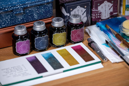 Teranishi - Taisho Roman Fountain Pen Ink, Innocent Mauve - St. Louis Art Supply