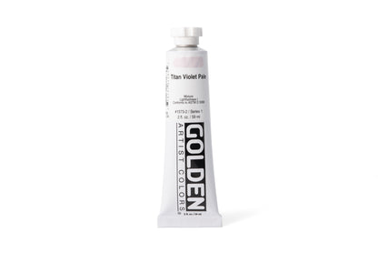 Golden Heavy Body Acrylics, Titan Violet Pale, 2 oz. Tube