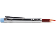 Pencil Extender, Chrome with Red Pencil