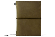 Traveler's Notebook Starter Set, Passport Size, Olive