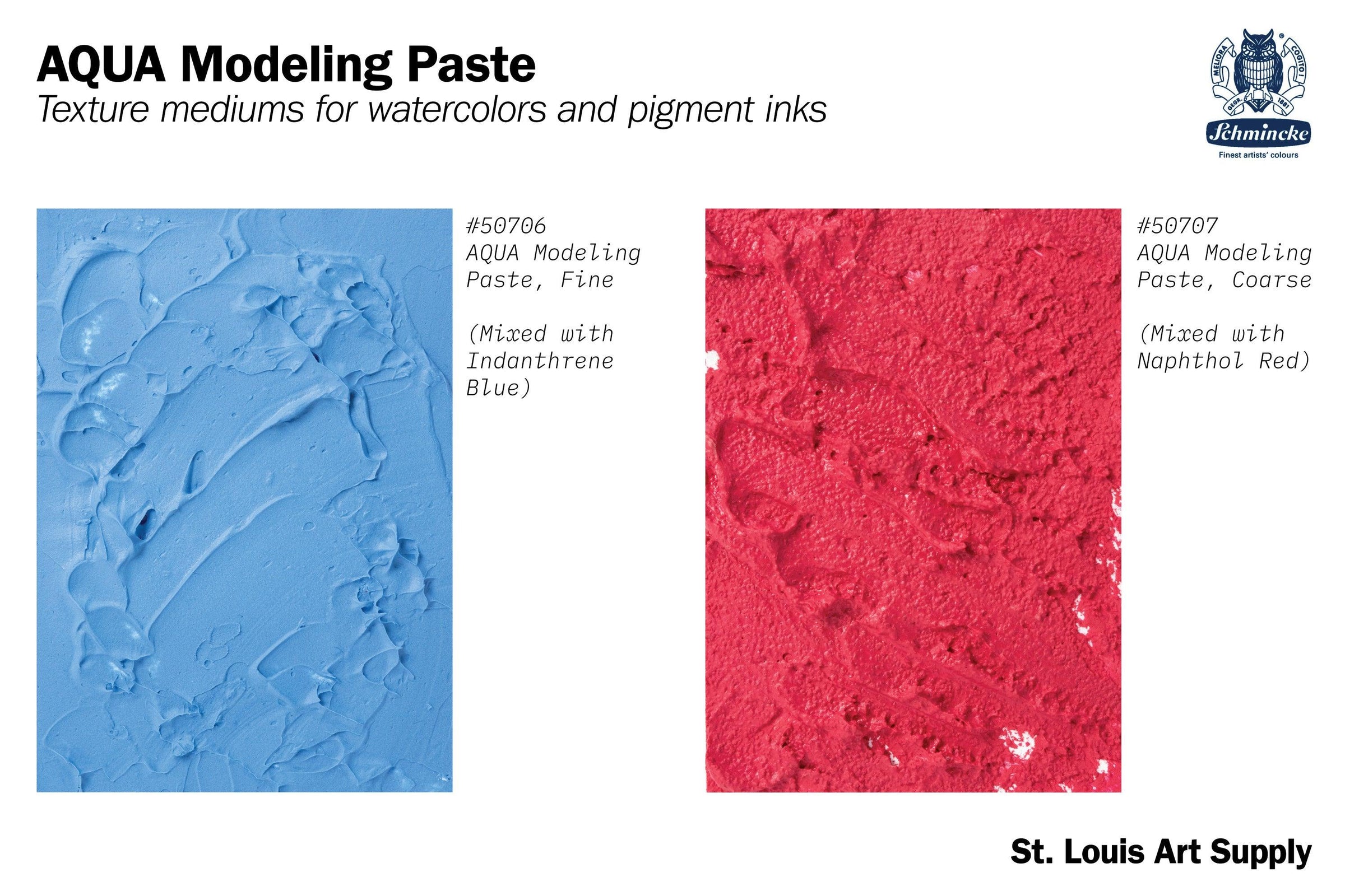 Schmincke AQUA Modeling Paste, 100 mL, Coarse – St. Louis Art Supply