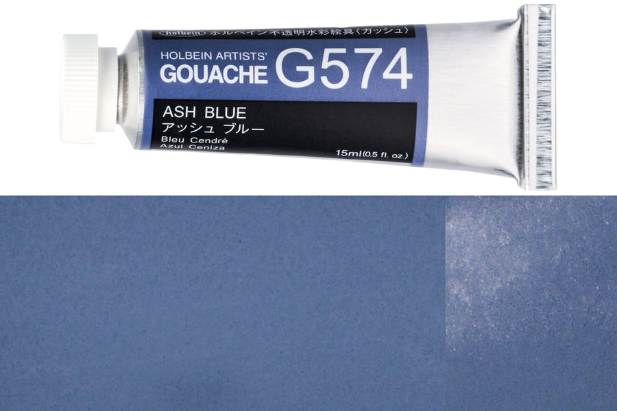 Holbein Artists' Gouache, 15 mL, G574 Ash Blue