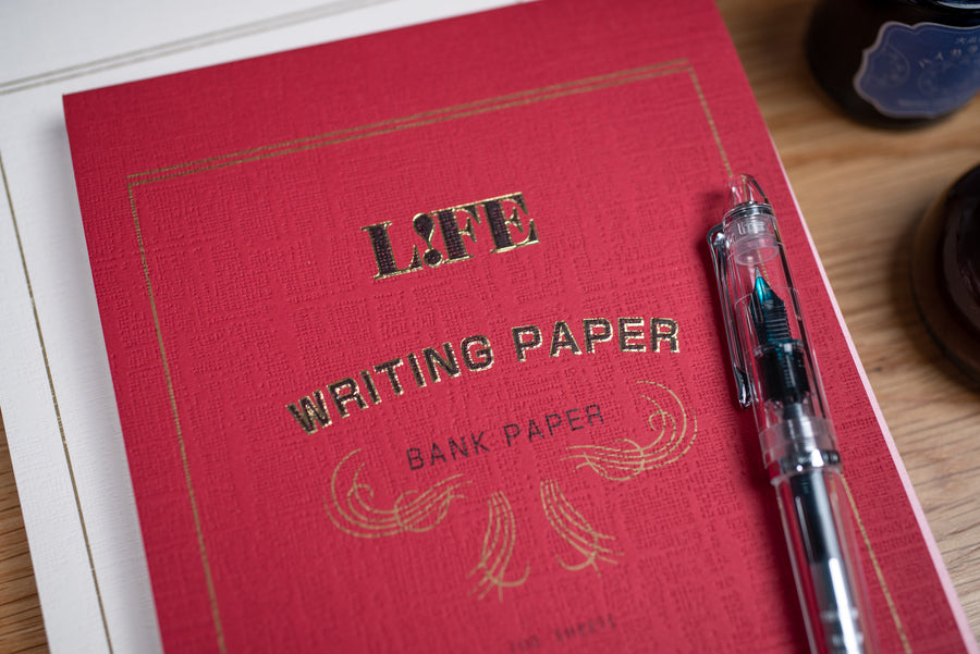 LIFE ✕ Mitsubishi Bank Paper Writing Pad, A5