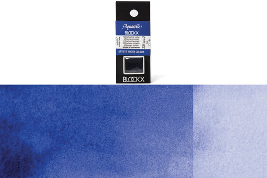 Blockx - Blockx Watercolor Half Pan, #234 Ultramarine Violet - St. Louis Art Supply