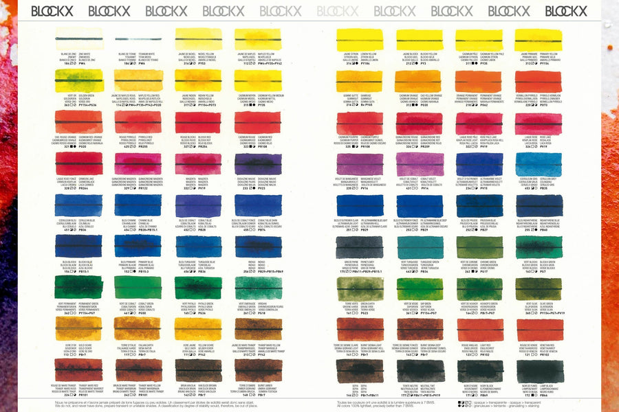 Blockx - Giant Watercolor Pans, #363 Green Gold - St. Louis Art Supply