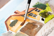 Blockx - Blockx Watercolor Half Pan, #365 Olive Green - St. Louis Art Supply