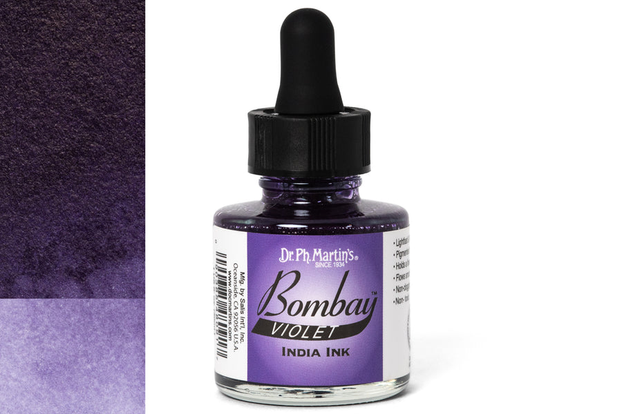 Dr. Ph. Martin's - Bombay India Ink, Violet - St. Louis Art Supply