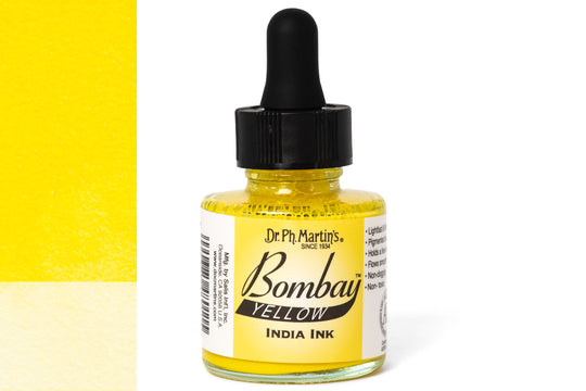 Dr. Ph. Martin's - Bombay India Ink, Yellow - St. Louis Art Supply