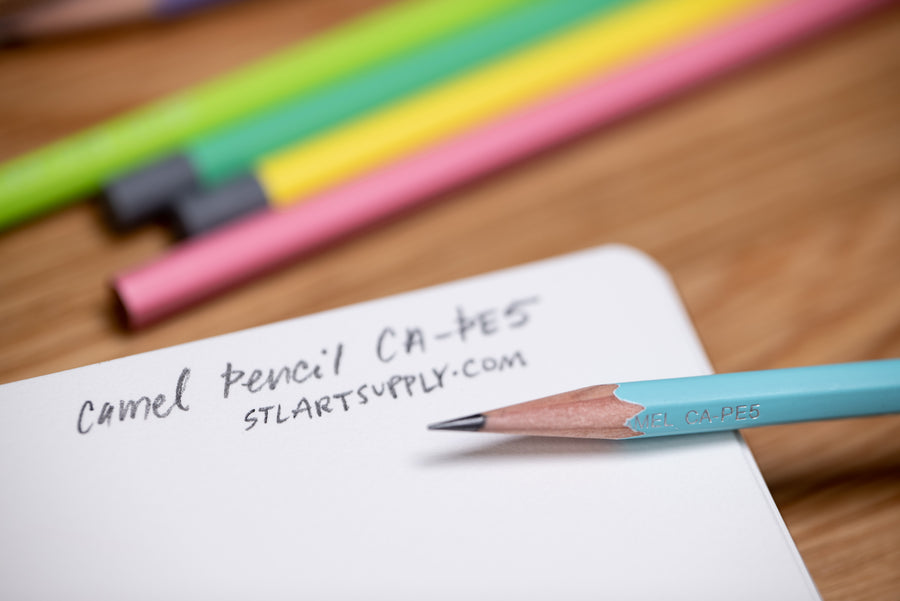Pencil Review: Camel Pencils and the Joy of the Integrated Eraser