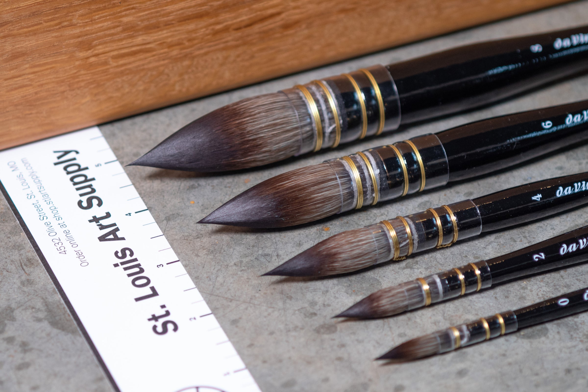 Da Vinci CASANEO Soft Synthetic Watercolor Brush Series 1290 Rigger #4