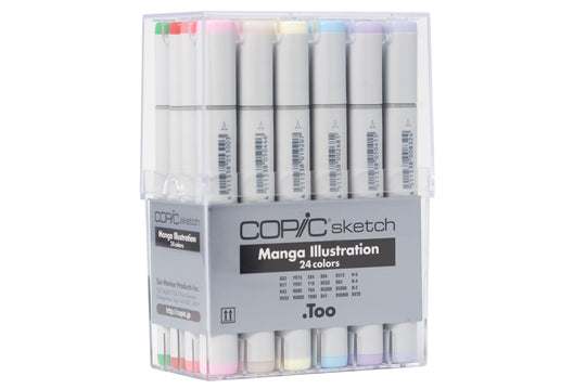 Copic - Copic Sketch Markers, Set of 24 - St. Louis Art Supply