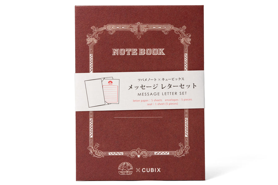 Cubix - Cubix ✕ Swallow Note Mini Letter Set, Deep Cherry - St. Louis Art Supply