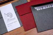Dressco Envelopes Petit, Set of 3, Deep Red