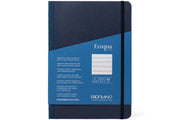 Ecoqua Plus Clothbound Notebook, A5 Lined, Navy