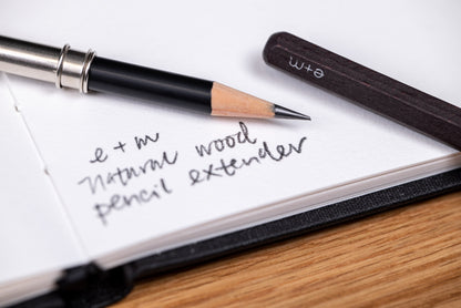 Peanpole Wooden Pencil Extender, Deep Brown