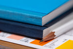 Ecoqua Plus Clothbound Notebook, A5 Dot Grid, Turquoise