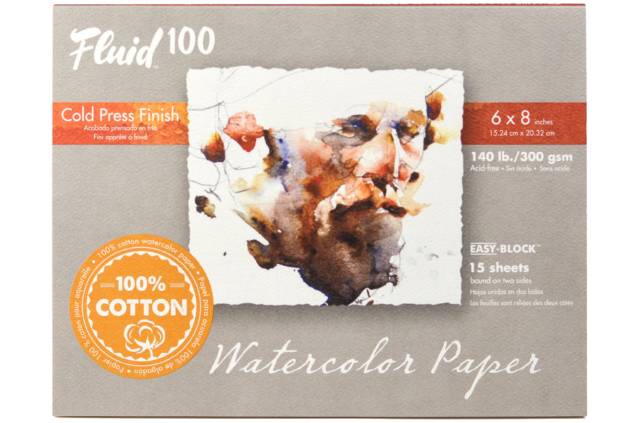 100% Cotton Professional Watercolor Paper, Watercolor Block, 20 Sheets –  Cre8Joy