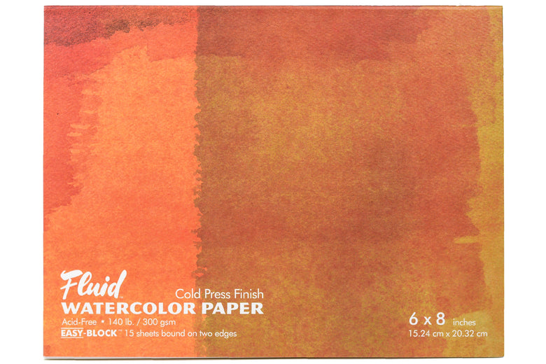 Darice Watercolor Cold Press EZ-Block Aquarellpapier – 6x6 Zoll (ca. 15x15 Cm) Ideal Für Künstler & Hobby-Maler