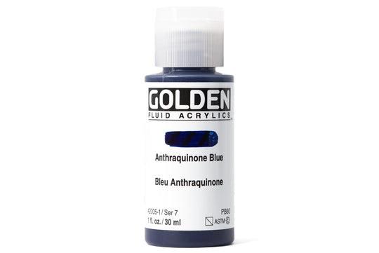 Golden - Golden Fluid Acrylics, Anthraquinone Blue - St. Louis Art Supply