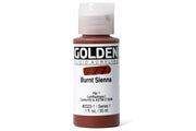 Golden - Golden Fluid Acrylics, Burnt Sienna - St. Louis Art Supply