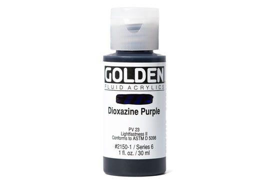 Golden - Golden Fluid Acrylics, Dioxazine Purple - St. Louis Art Supply