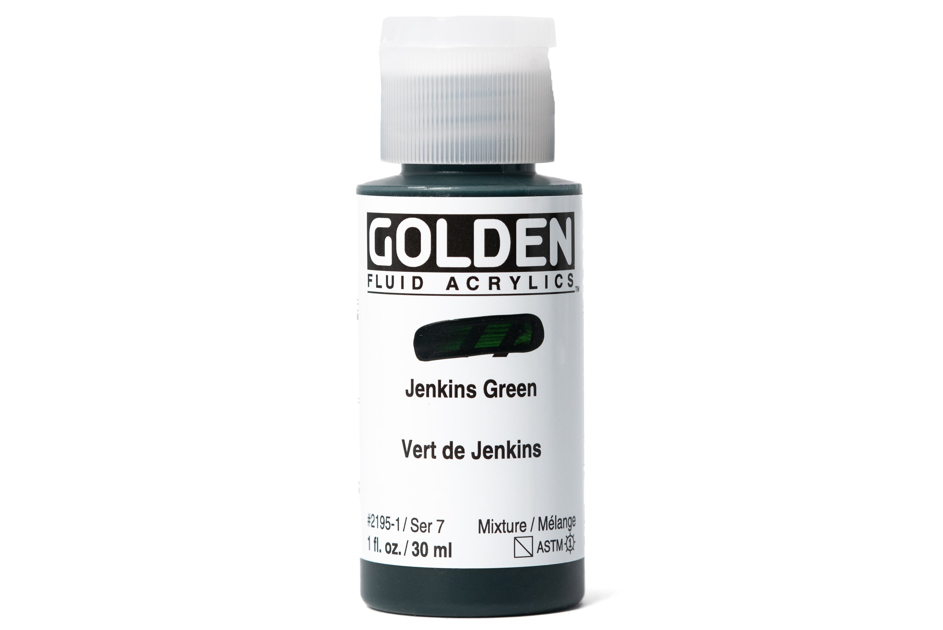 Golden - Golden Fluid Acrylics, Jenkins Green - St. Louis Art Supply