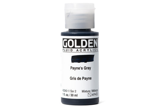 Golden - Golden Fluid Acrylics, Payne's Grey - St. Louis Art Supply