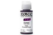Golden - Golden Fluid Acrylics, Permanent Violet Dark - St. Louis Art Supply