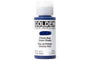 Golden - Golden Fluid Acrylics, Phthalo Blue (Green Shade) - St. Louis Art Supply