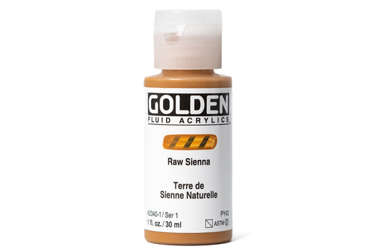 Golden - Golden Fluid Acrylics, Raw Sienna - St. Louis Art Supply