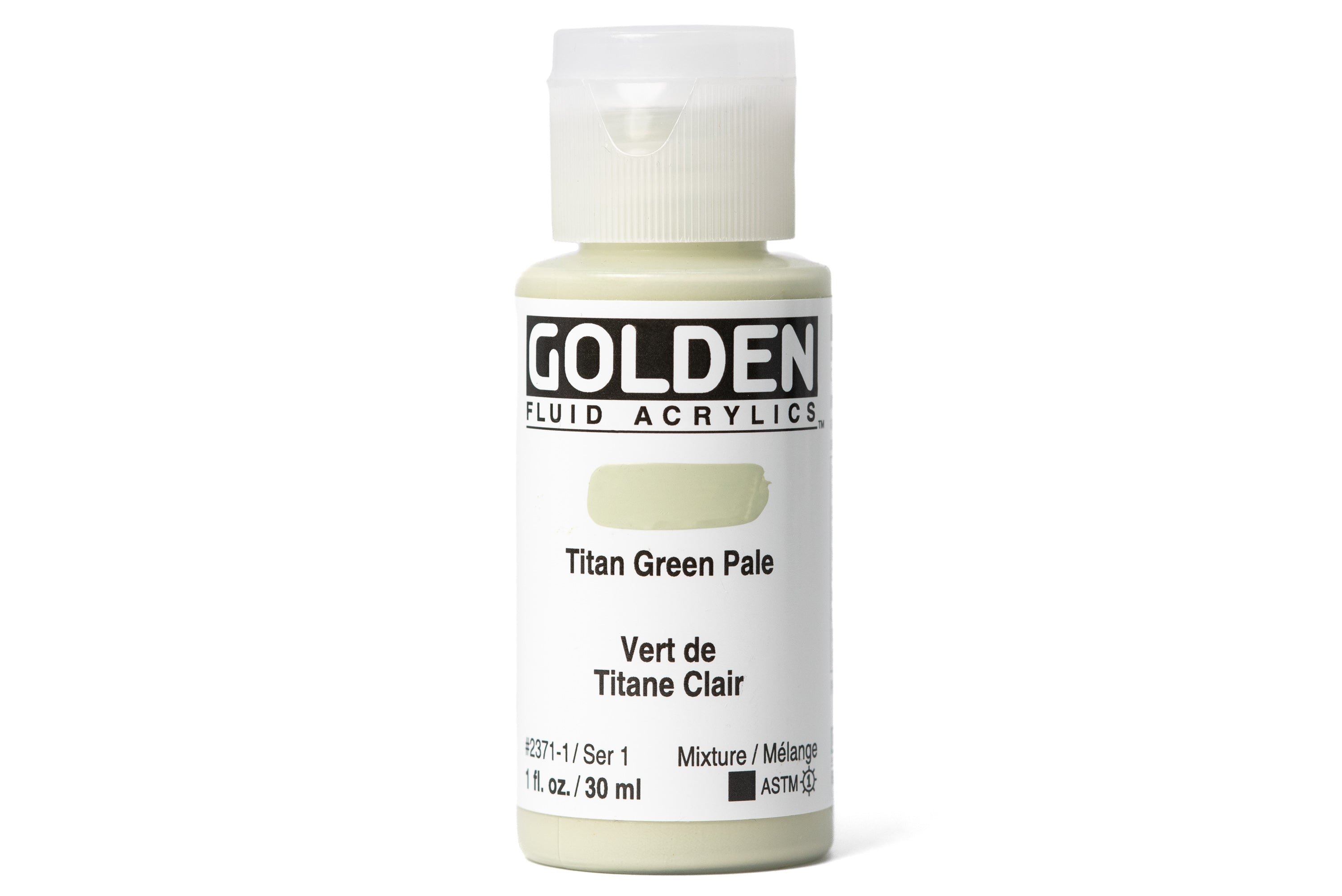 Golden - Golden Fluid Acrylics, Titan Green Pale - St. Louis Art Supply