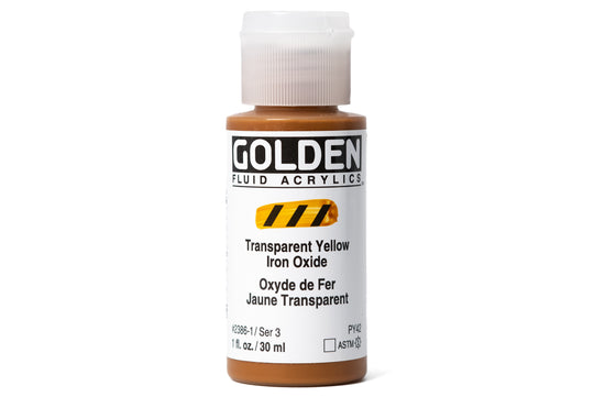 Golden - Golden Fluid Acrylics, Transparent Yellow Iron Oxide - St. Louis Art Supply