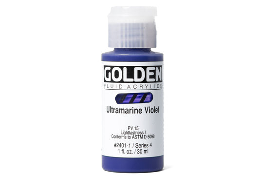 Golden - Golden Fluid Acrylics, Ultramarine Violet - St. Louis Art Supply
