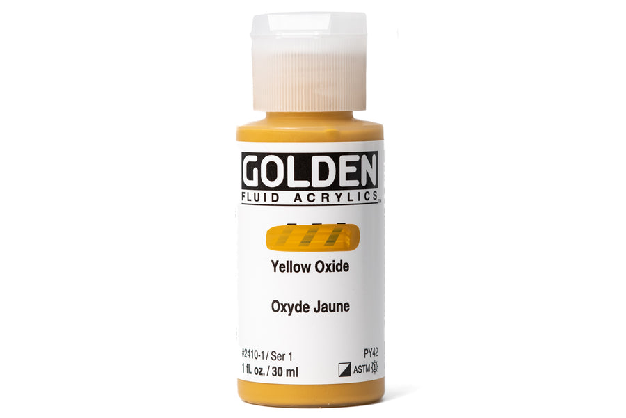 Golden - Golden Fluid Acrylics, Yellow Oxide - St. Louis Art Supply