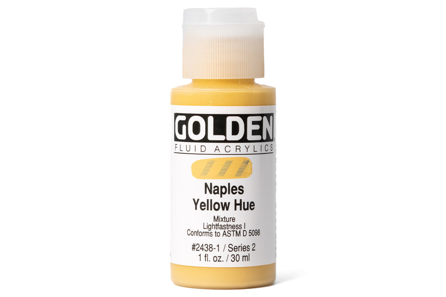Golden - Golden Fluid Acrylics, Naples Yellow Hue - St. Louis Art Supply