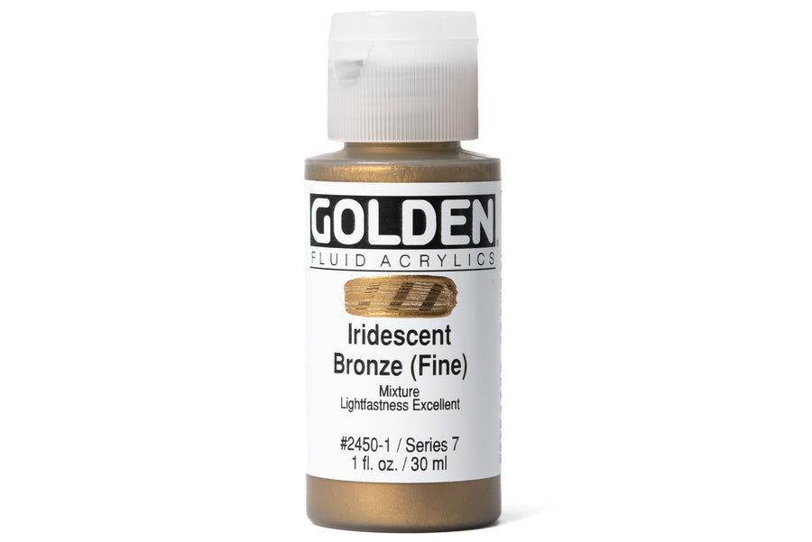 Golden - Golden Fluid Acrylics, Iridescent Bronze (Fine) - St. Louis Art Supply