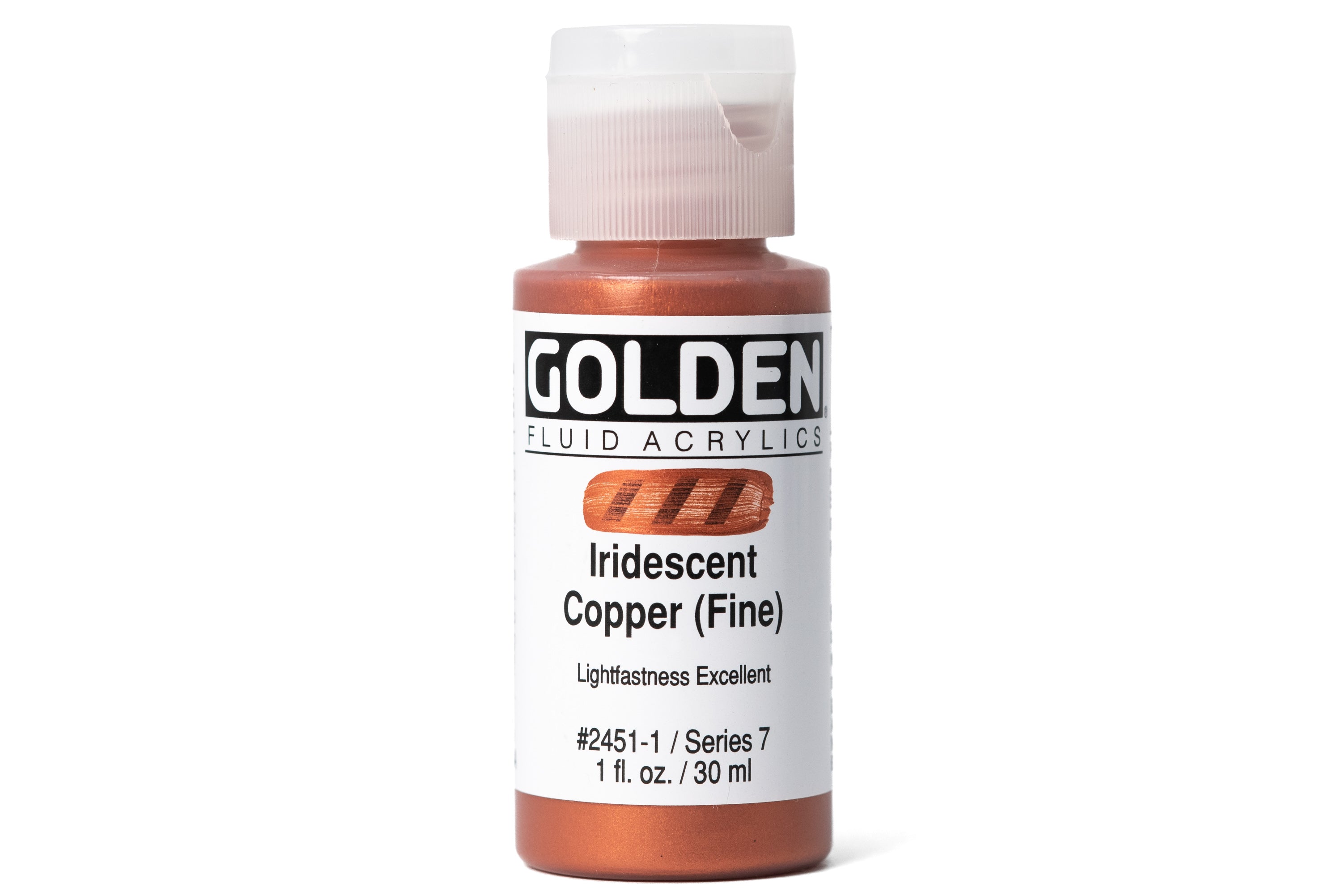 Golden - Golden Fluid Acrylics, Iridescent Copper (Fine) - St. Louis Art Supply