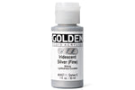 Golden - Golden Fluid Acrylics, Iridescent Silver (Fine) - St. Louis Art Supply